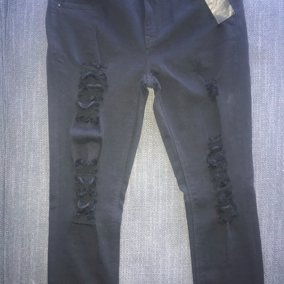NWT Express Mid-rise Distressed Skinny Jean 6R - Picture 5 of 5